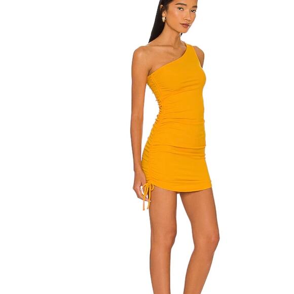 Ruch Into Love Dress in Radiant Yellow Steve Madden XS - Picture 2 of 7
